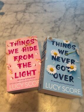 NEW Set of 2 Lucy Score books Things We Never Got Over + 1